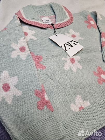 Свитер zara для девочки 110 новый