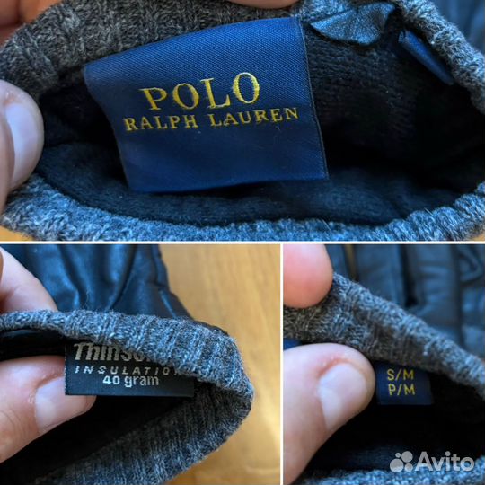 Перчатки polo ralph lauren (оригинал)