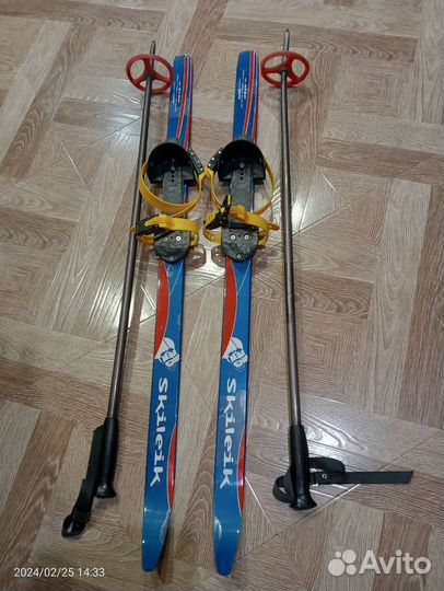 Лыжи беговые детские 100