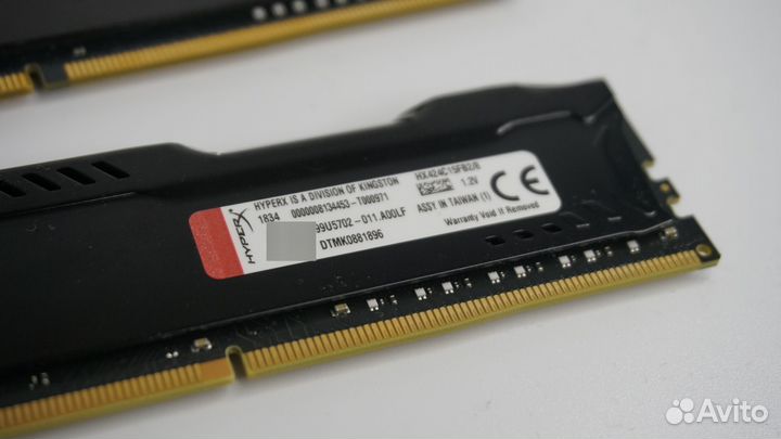 Оперативная память DDR4 16gb Kingston HyperX Fury