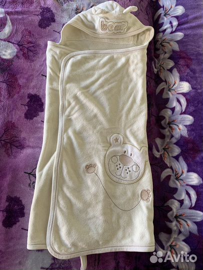 Двухстороннее полотенце для новорожденных