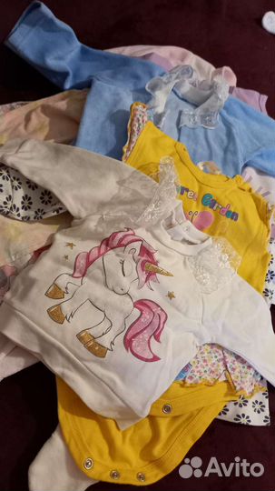 Вещи детские 3 пакета размеры с 56-74