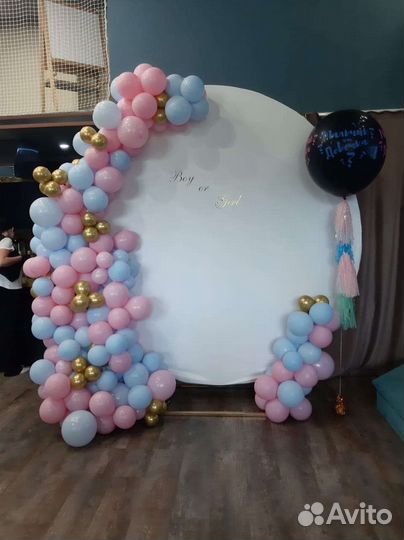 Аренда Фотозона из живых пайеток