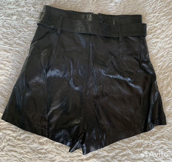 Шорты женские кожаные