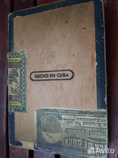 Коробка для сигар винтаж Куба
