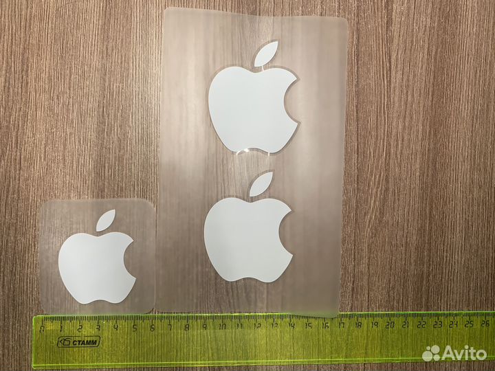 Наклейки apple оригинал iPad + iPhone