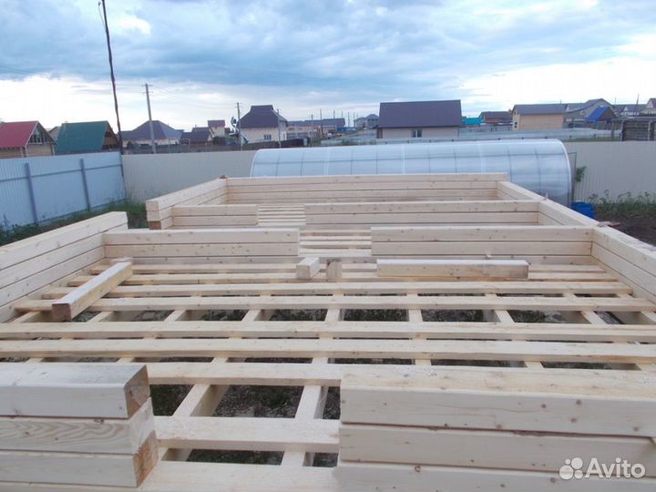 Дома срубы из бруса 6х9 2 этажа с крыльцом отделка