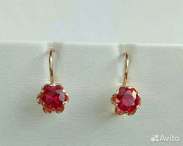 Серьги тюльпаны СССР серебро 925