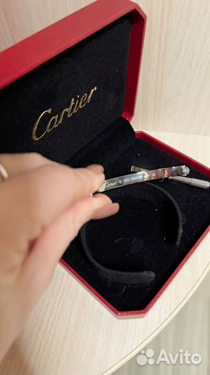 Браслет cartier love без вставок