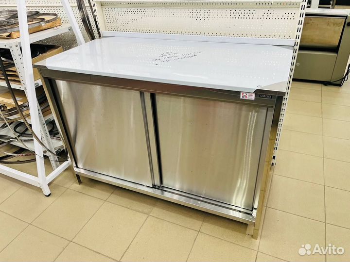Стол тумба из нержавейки