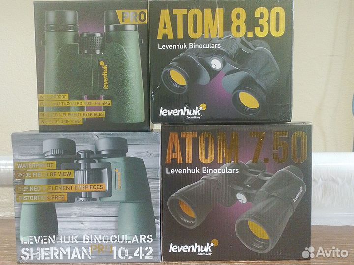 Бинокль Levenhuk karma pro, Sherman, Atom