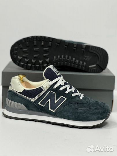 Кроссовки new balance 574 синие