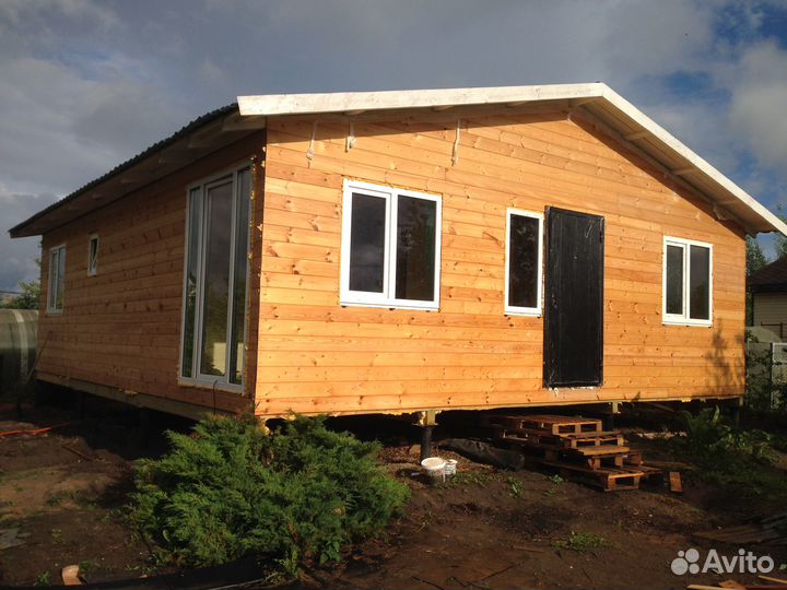 Каркасный дом для постоянного проживания 72 м