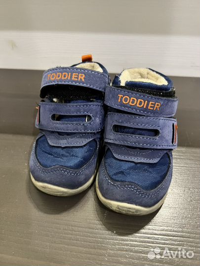 Кроссовки утепленные 19-20 размер