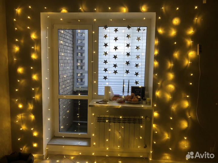 Гирлянда штора