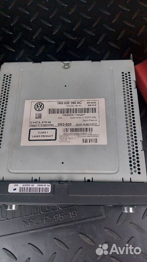 Магнитола на volkswagen golf 6