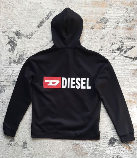 Зип худи на флисе Diesel