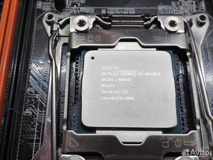 Комплект X99 сокет LGA 2011-3 X99H + E5 2640 V3