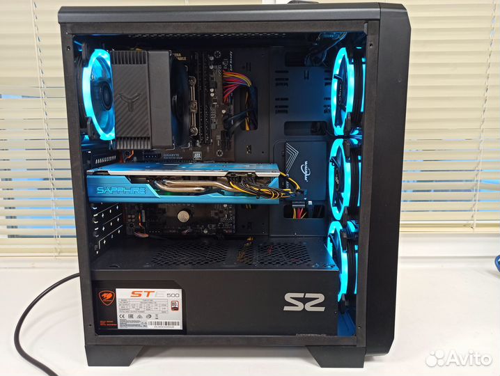 Игровой компьютер Xeon E3-1240v5 (i7 7700) RX580