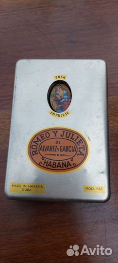 Старые вещи. Б/У. Коробка аллюминиевая