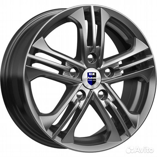 R15 5x100 6J ET38 D57,1 Rapid Trinity-ориг (кс615) Дарк платинум