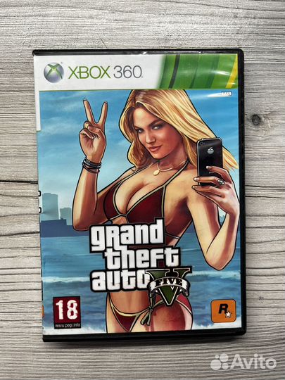 Диски на xbox 360 GTA 5