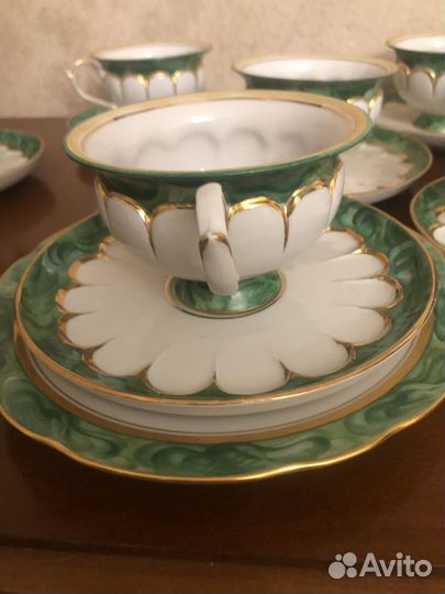 Чайная тройка гжель