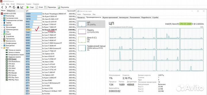 Процессоры Xeon 2689 - lga2011