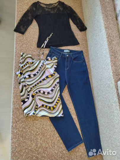 Женские вещи пакетом 46-48 размер(18шт)