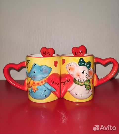 Кружки парные, любовь