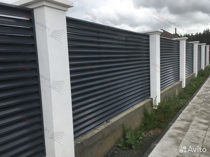 Забор жалюзи