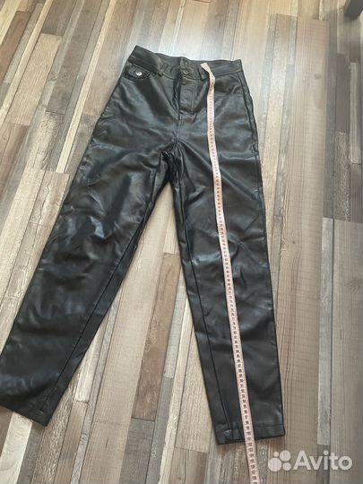 Брюки кожаные эко