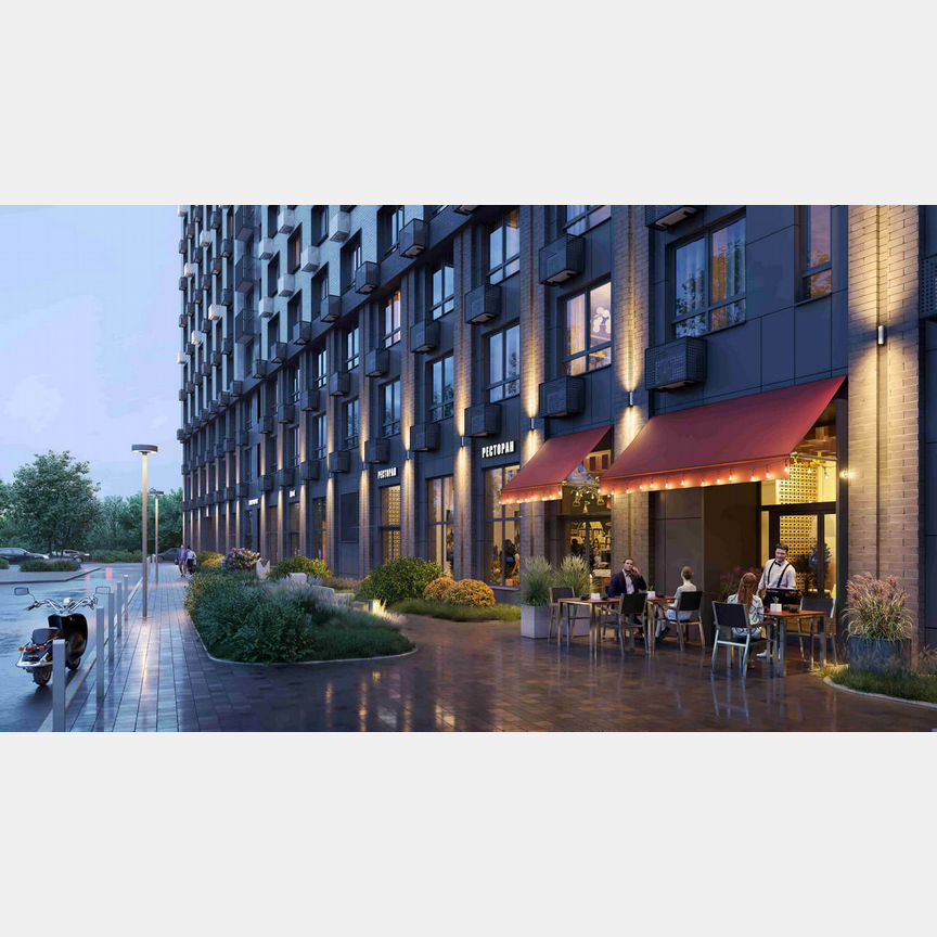 1-к. квартира, 38,8 м², 22/25 эт.