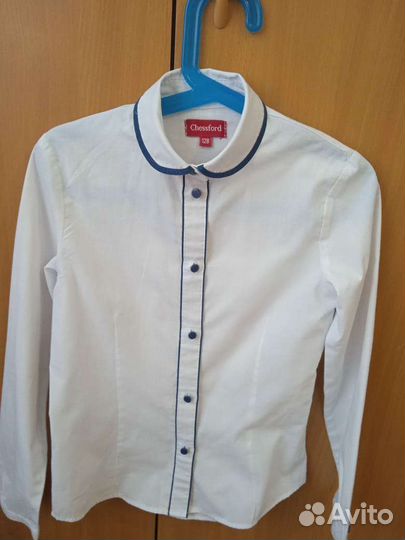 Блузка для девочки школьная