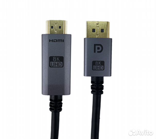 Кабель Tubon DisplayPort - hdmi 8K 60Hz DH03 3м