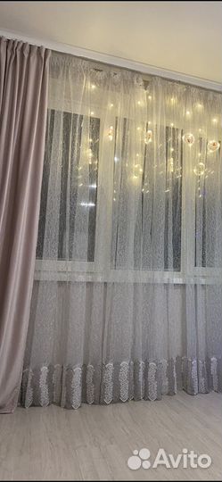 Комплект шторы и тюль