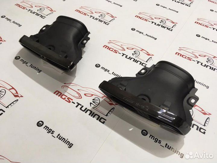 Насадки на выхлоп 63S Black Mercedes E-Class W213