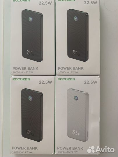 Powerbank Recoren с быстрой зарядкой 22.5w