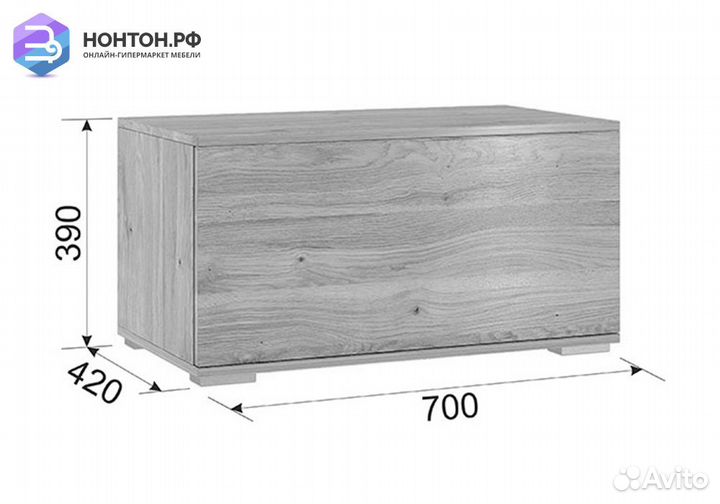 Тумба Лайк 19.01 дуб мария