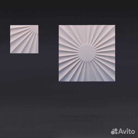 Гипсовая 3D панель 