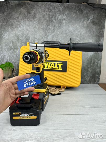 Шуруповерт для ледобура dewalt + адаптер