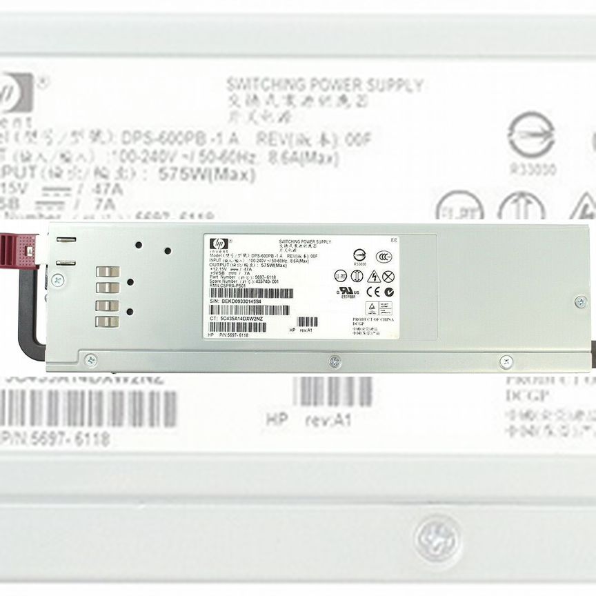 [435740-001] Блок Питания Hp Eva 575w 435740-001