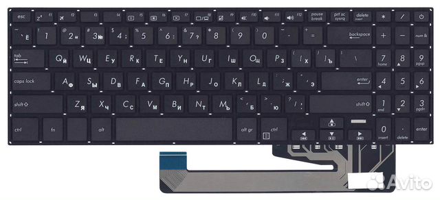 Клавиатура для ноутбука Asus YX560 черная