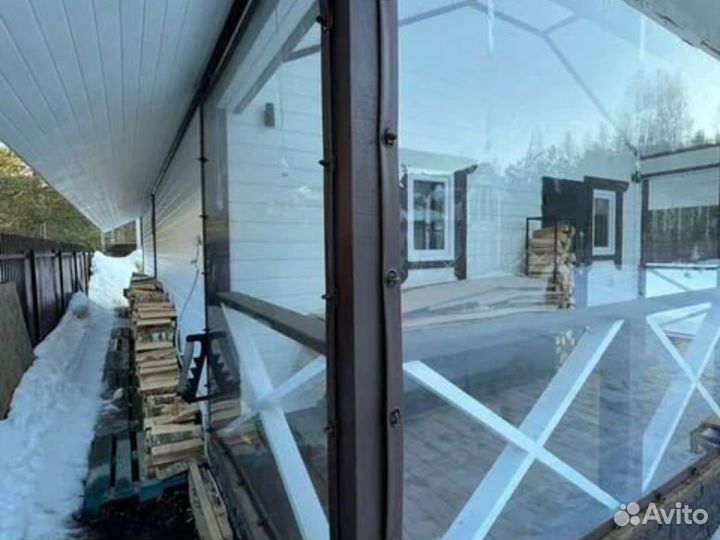 Мягкие пвх окна на беседку