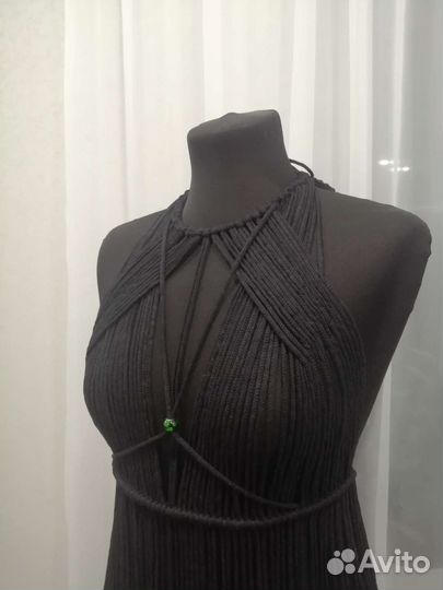 Платье макраме