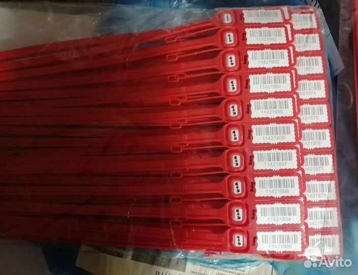 Мешковая пластиковая пломба Дракон-про 50 шт