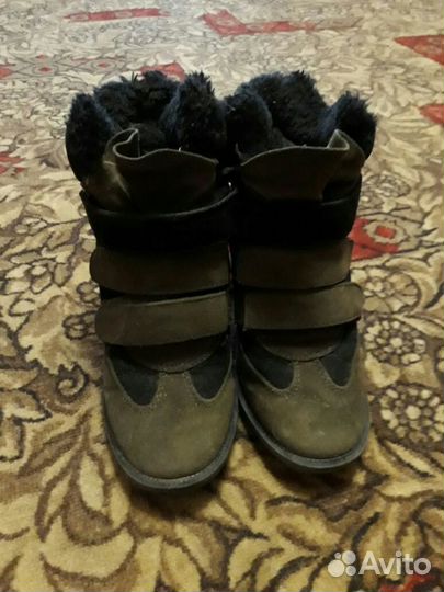 Полуботинки зимние разм-37