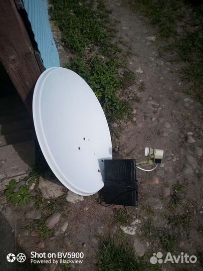 Спутниковая антенна бу и крепление