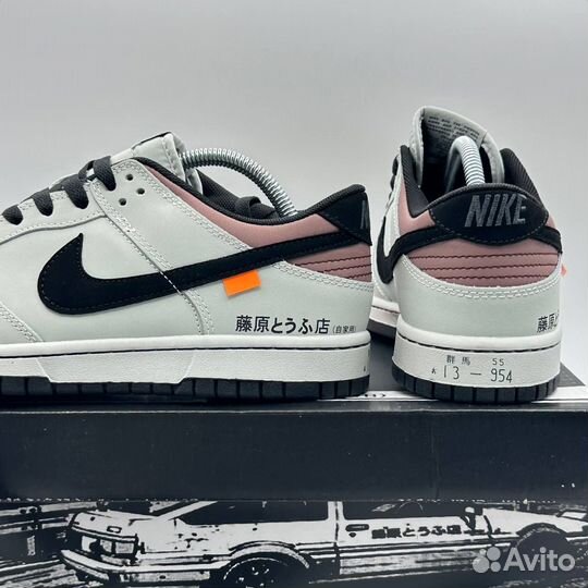 Кроссовки Nike Dunk Low Toyota AE86 initial d