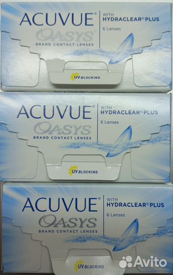 Линзы контактные Acuvue Oasys двухнедельные